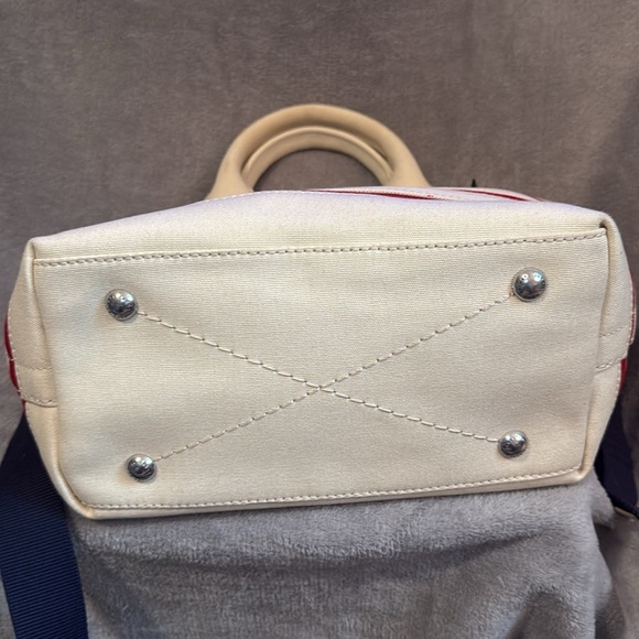 ❤️🤍💙MARC BY MARC JACOBS❤️🤍💙Small Stripes Tote in Ecru & Breton Red/NWT - Picture 11 of 12